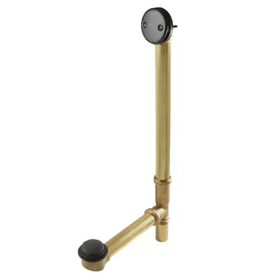 Kingston Brass Made To Match Tip-Toe Tub Waste and Overflow, 20 Gauge