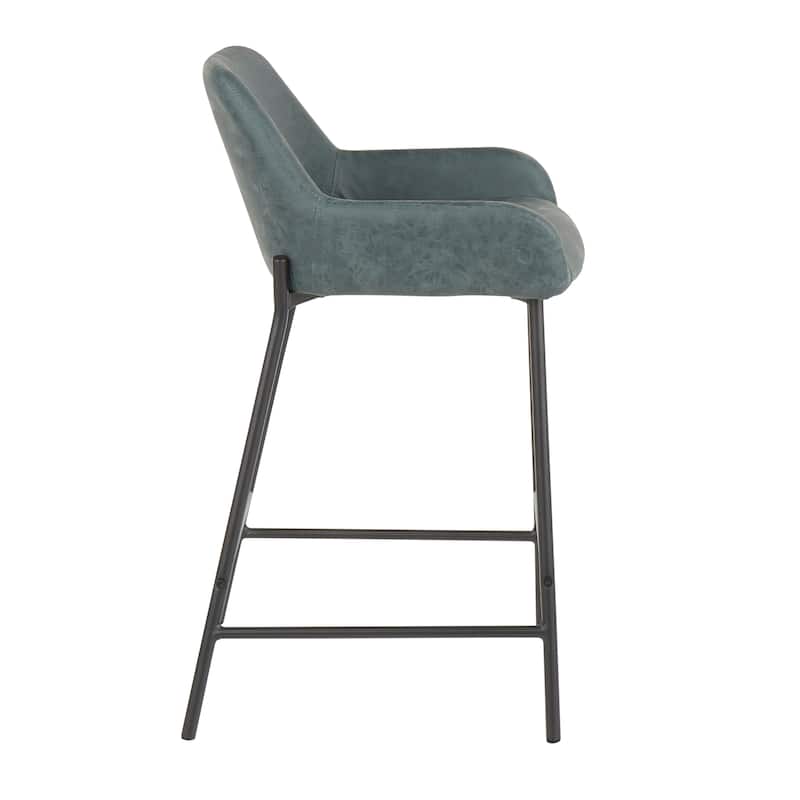 Carbon Loft Galotti Industrial Counter Stools (Set of 2) - N/A