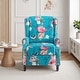 preview thumbnail 50 of 91, Linen Manual Upholstered Recliner with Wood Legs