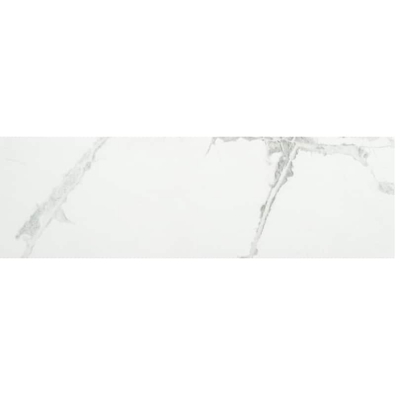 Penthouse 4x12 Polished Marble Look Porcelain Subway Tile - Floor, Wall