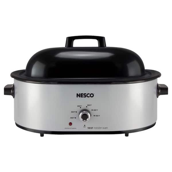 Nesco 18 Polished Roaster Oven 17.5 in. H x 25.4 in. L x 9.2 in. W - On  Sale - Bed Bath u0026 Beyond - 8219779