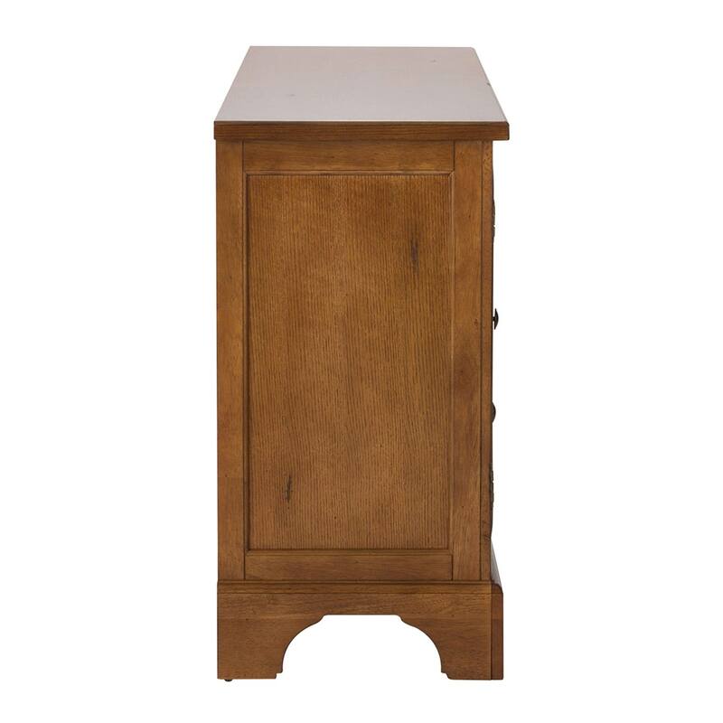 Treasures Rustic Oak 3-drawer Buffet