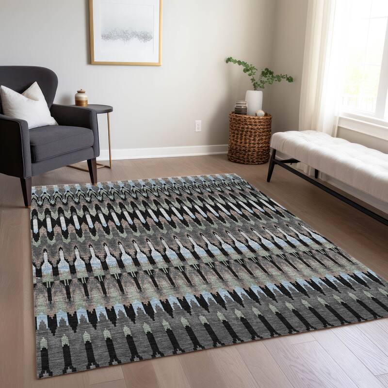 Machine Washable Indoor/ Outdoor Chantille Moroccan Rug