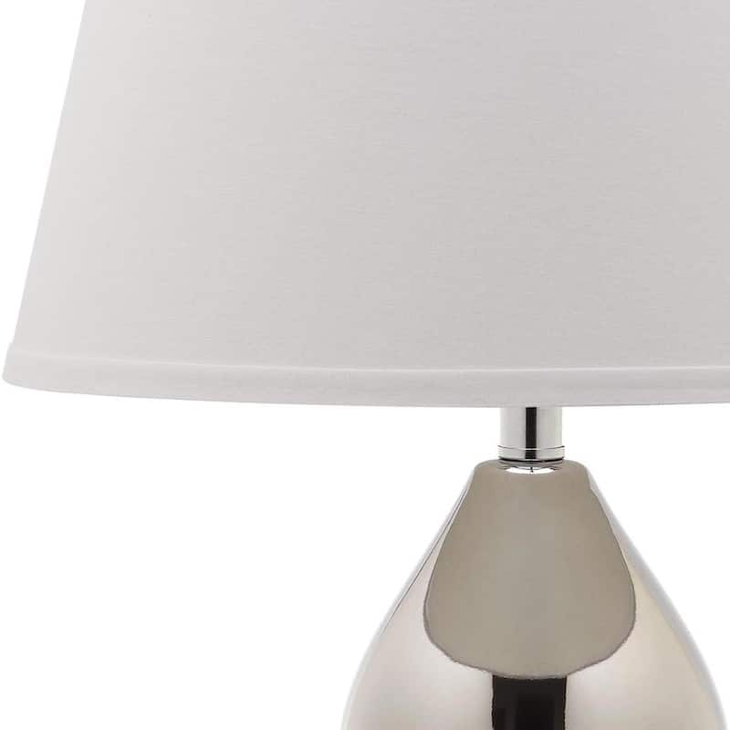 SAFAVIEH Lighting Julianna 26-inch Double Gourd White Table Lamp (Set of 2) - 16"x16"x26.5" - 16"W x 16"D x 27"H