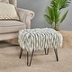 preview thumbnail 5 of 5, Feathery Fauxfur Ottoman