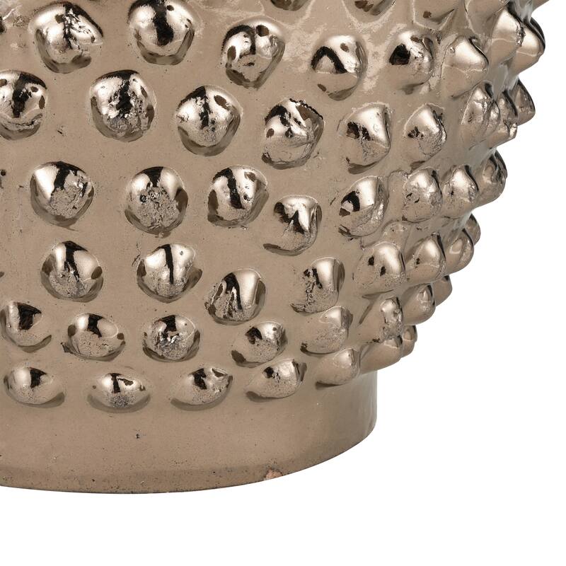 Elk Home Dorus Gold Earthenware 9.75 Inch Wide Vase