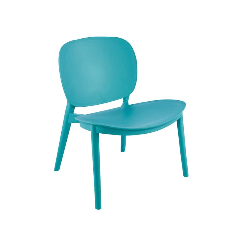 Porthos Home Dani Plastic Dining Chairs Set of 2, Indoors And Outdoors