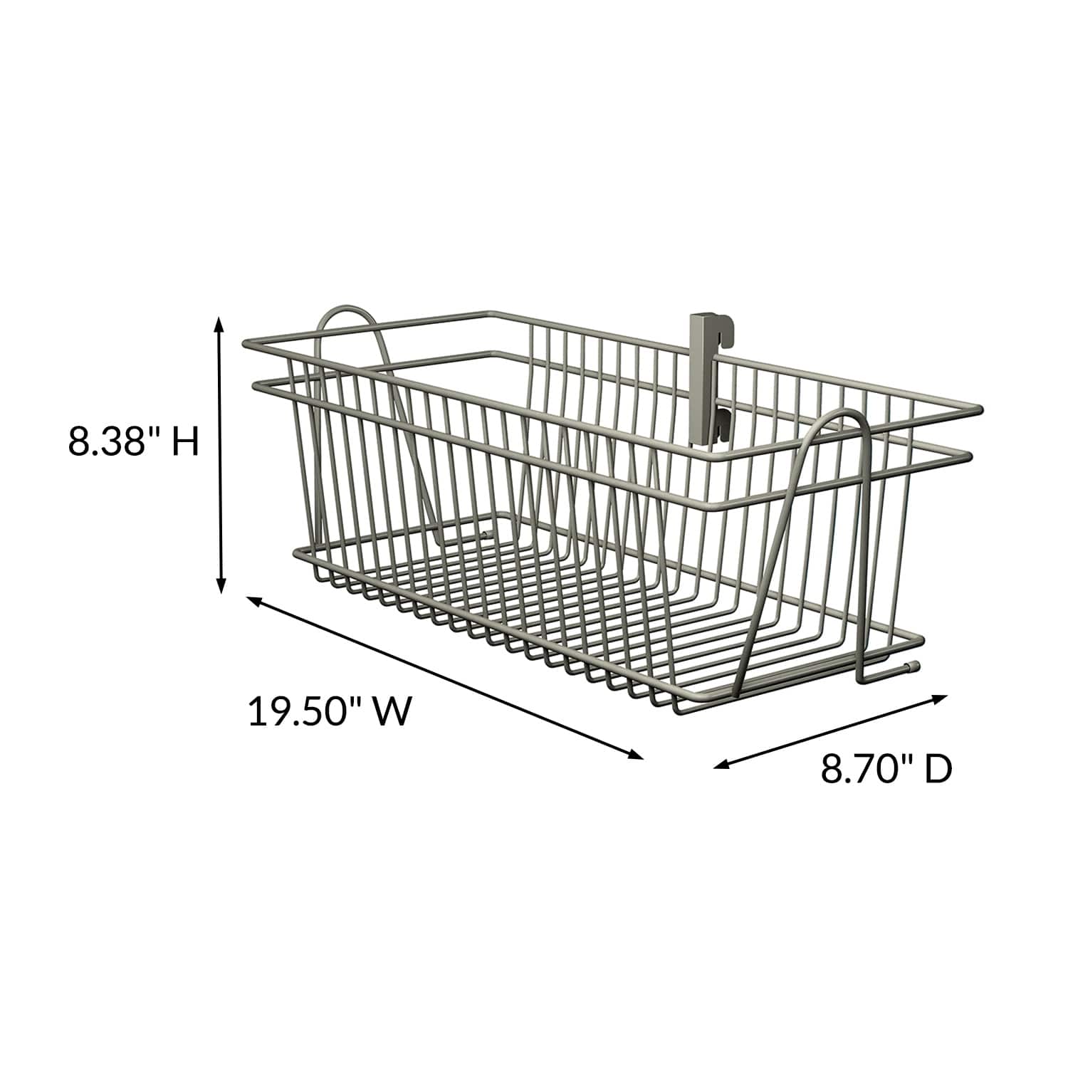 ClosetMaid ShelfTrack Close Mesh Wire Basket Bed Bath & Beyond 37059796