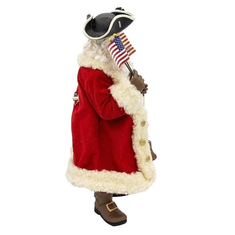 Kurt Adler 11 Inch Fabriche 250th Anniversary of America Musical Santa