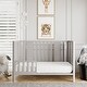 preview thumbnail 14 of 33, Little Seeds Crawford Curved Post 3-in-1 Crib