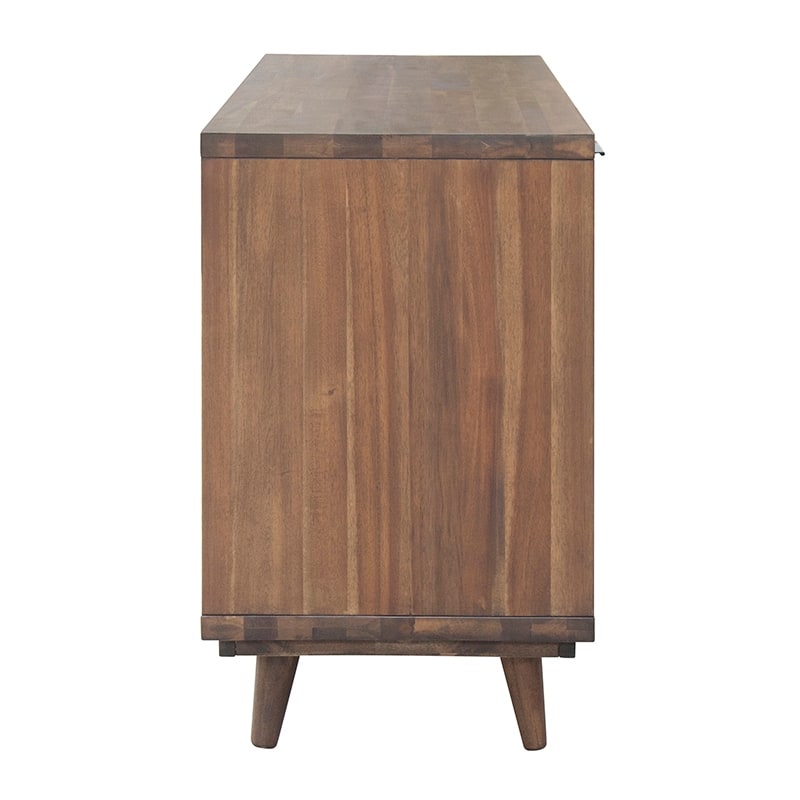 NPD Furniture Piero Chevron Buffet with 4 Drawers and 4 Doors