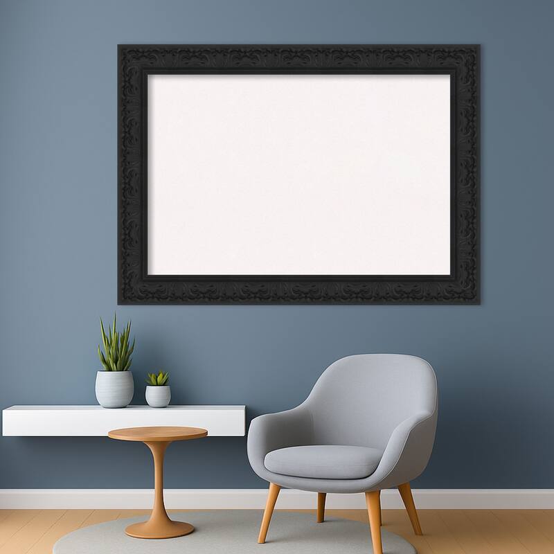 Luxe Black Framed Cork Board - Bulletin Board, Organization Board, Pin Board