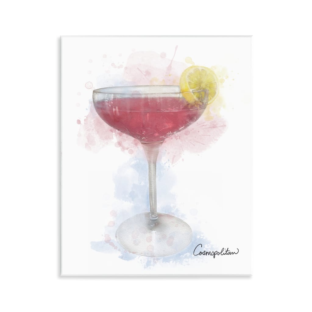 Stupell Soft Faded Cosmopolitan Wall Plaque Art Design By Matthew Piotrowicz