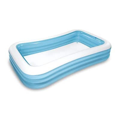 Inflatable Swim Center Family Lounge Pool, 120" x 72" x 22"