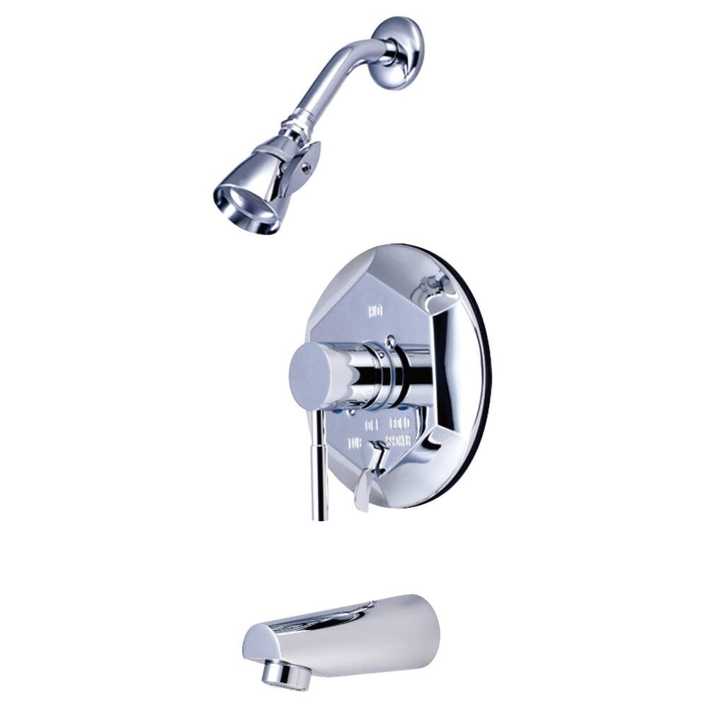 Kingston Brass Concord Tub and Shower Trim Package with 1.8 GPM Single