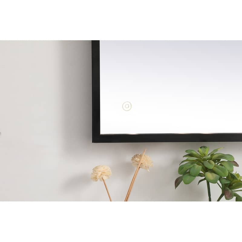 Indigo Home 24x36 inch LED mirror with adjustable color temperature