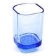 preview thumbnail 2 of 3, Nameeks 1098 Gedy Free Standing Tooth Brush Holder Transparent Light Blue