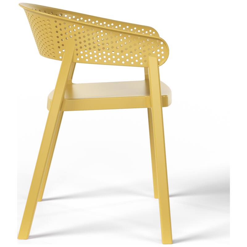 Frond and Form 4-Person Outdoor Round Dining Set