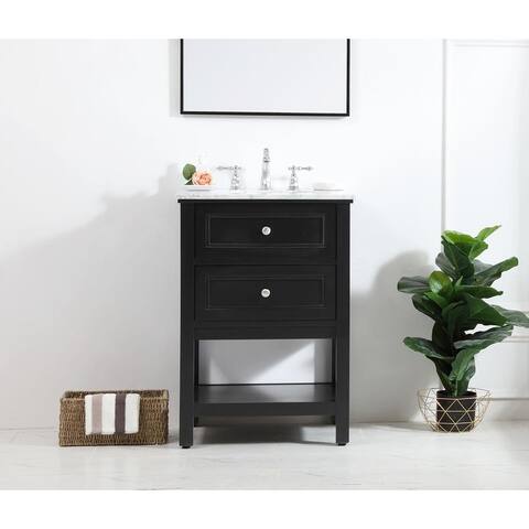 24 in. single bathroom vanity set