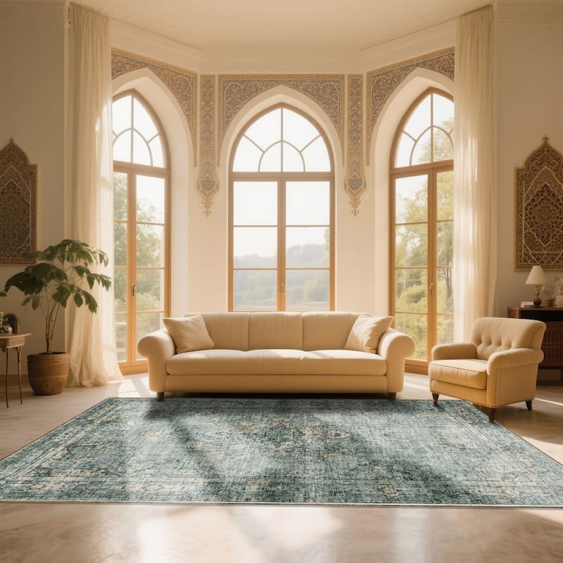 Bohemia Indoor/Outdoor Handmade Classic Perslan Area Rug - 6' x 7'