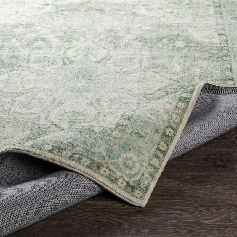 Livabliss Erin Updated Traditional Medallion Area Rug