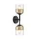 preview thumbnail 5 of 3, Designers Fountain D306M-2WS Gatsby 2 Light 20" Tall Wall Sconce