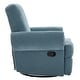 preview thumbnail 12 of 75, Christopher Knight Home - Thorne Chenille Swivel Recliner Rocker Chair with Adjustable Backrest