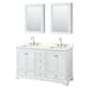 Option White, Gold Trim, Giotto Quartz Top