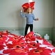 preview thumbnail 5 of 3, Marimekko Unikko Red Comforter Set