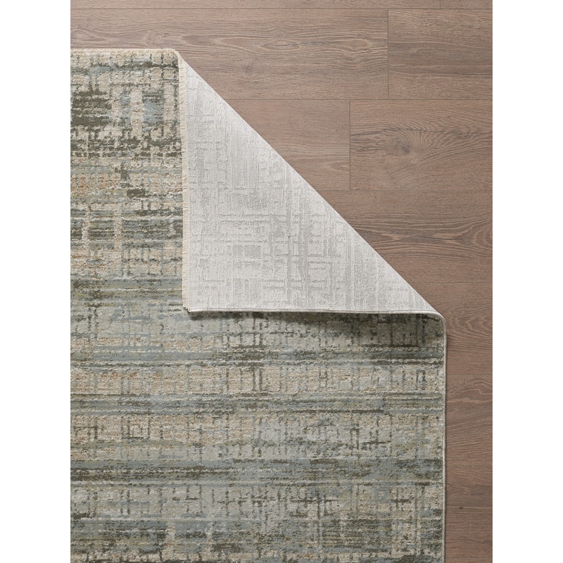 Domani Saige Modern Distressed Glam Area Rug