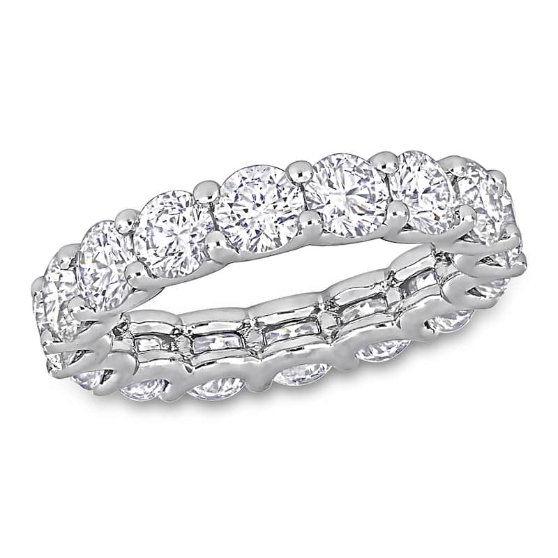 Miadora 4 3/8ct TDW Diamond Eternity Ring in 14k White Gold