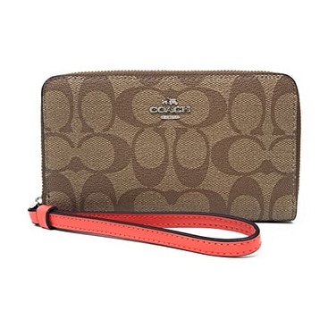 Coach Signature PVC Phone Women Wallet