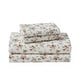 preview thumbnail 58 of 92, Laura Ashley Printed Cotton Flannel Sheet Set Le Fleur Orange - Full