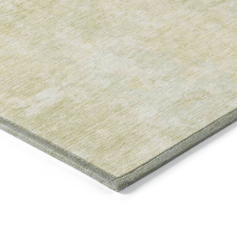 Dax Modern Art-Inspired Weather Resistant Blended Style Outdoor Rug