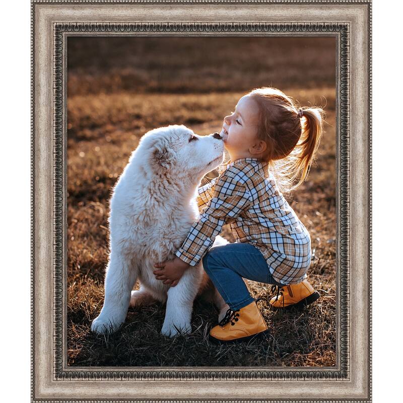 Lyla Ornate Silver Framed Picture Frame, Photo Frame - 18x22