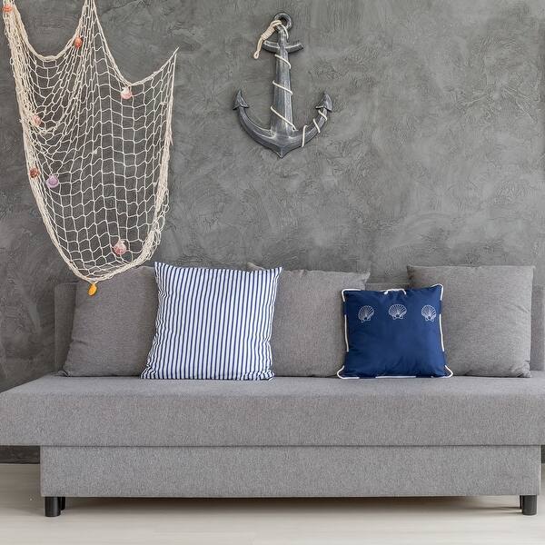 decorative fish net with anchor and shells 80x40'' Fishing w/Shells, Clips, Hanging Photo Display Net Boao 28 Pcs Fishnet Decorative