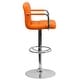 preview thumbnail 26 of 103, Quilted Vinyl Adjustable Chrome Bar Stool (Set of 2)