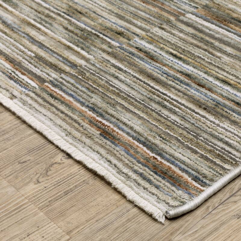 Sienna Distressed Abstract Beige/ Multi Area Rug