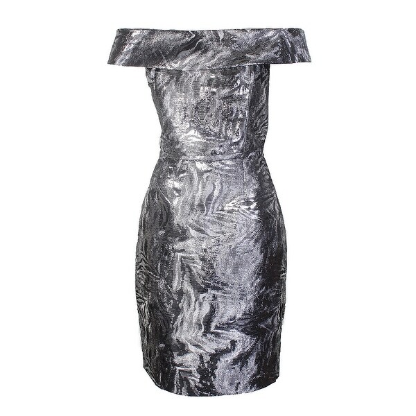 calvin klein brocade dress