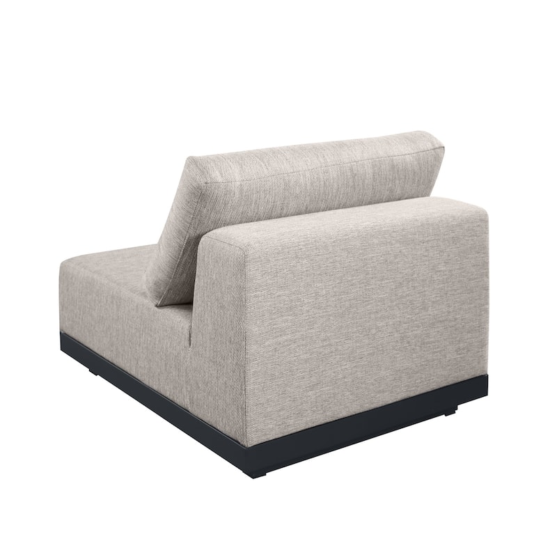 Oslo Aluminum Outdoor Upholstered Lounge Chair