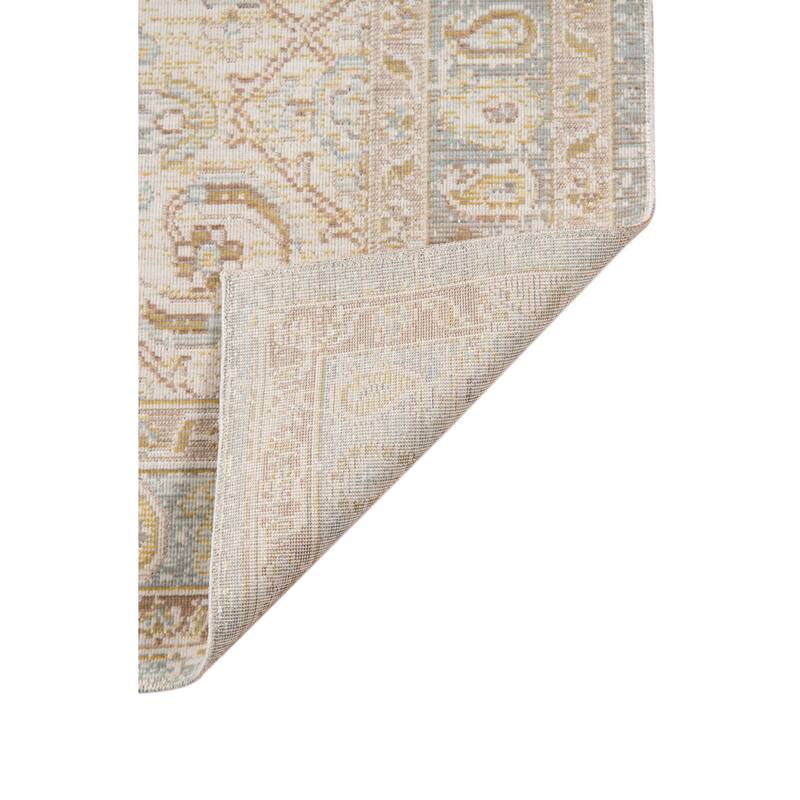 HomeRootsMedallion Transitional Rectangle Area Rug - 36' X '24' X '0.08