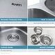 preview thumbnail 4 of 9, Ruvati 30-inch Undermount 16 Gauge Stainless Steel Kitchen Sink Single Bowl - RVM4250 - 30″ x 18-1/8″