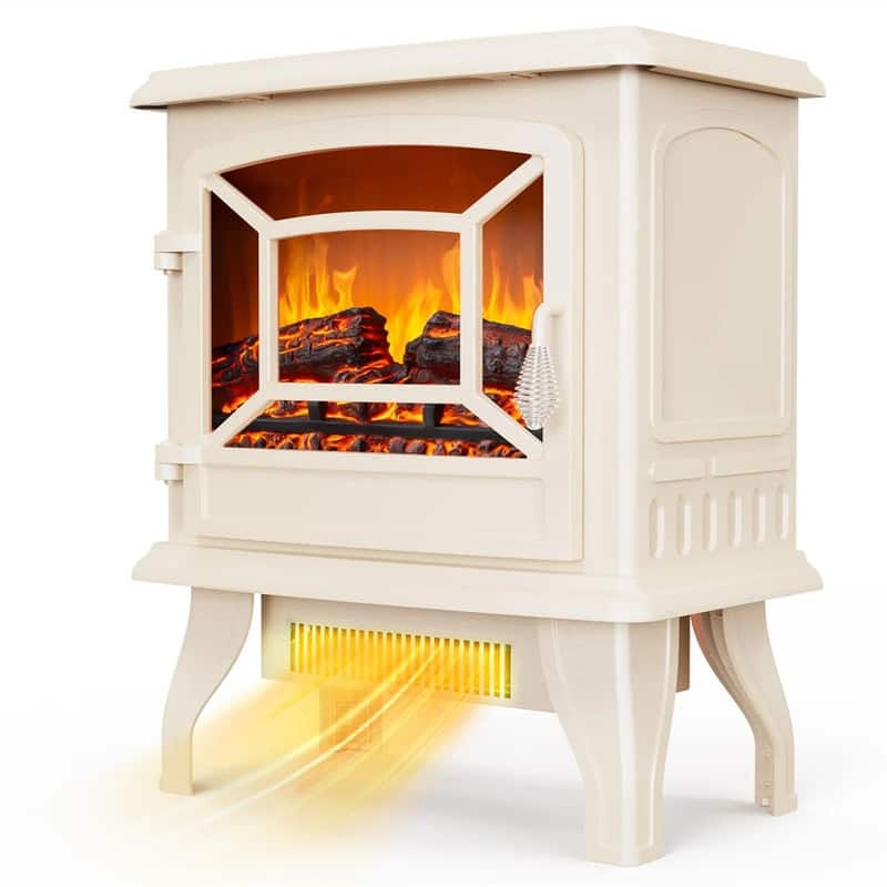 17-inch 1400W Freestanding Electric Fireplace