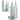 COOK WITH COLOR Glass Olive Oil Bottle Dispenser - 2 Pack- 17oz Oil and Vinegar Carafe Decanter
