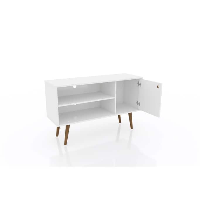 Mid Century Modern Liberty Storage Media Cabinet Console