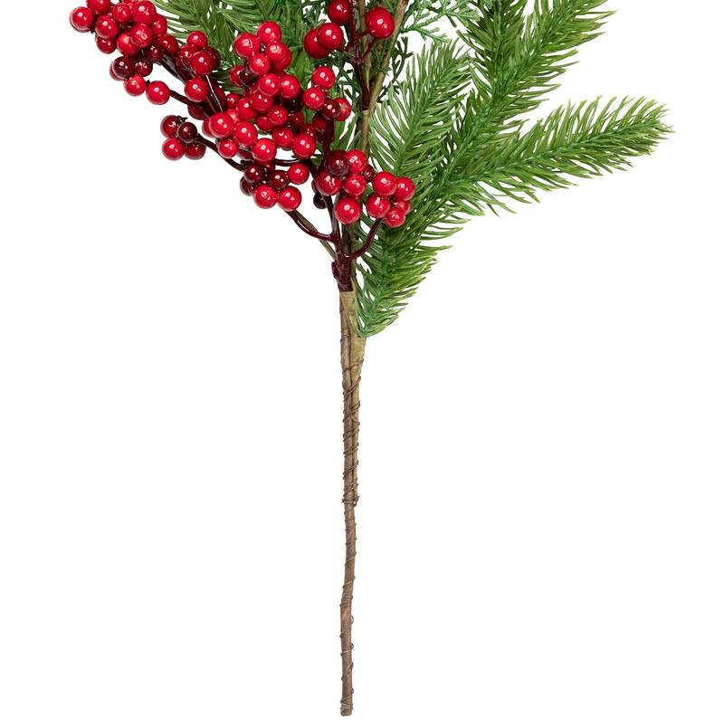 Cedar, Pine and Berries Artificial Christmas Garland - 5' - Unlit