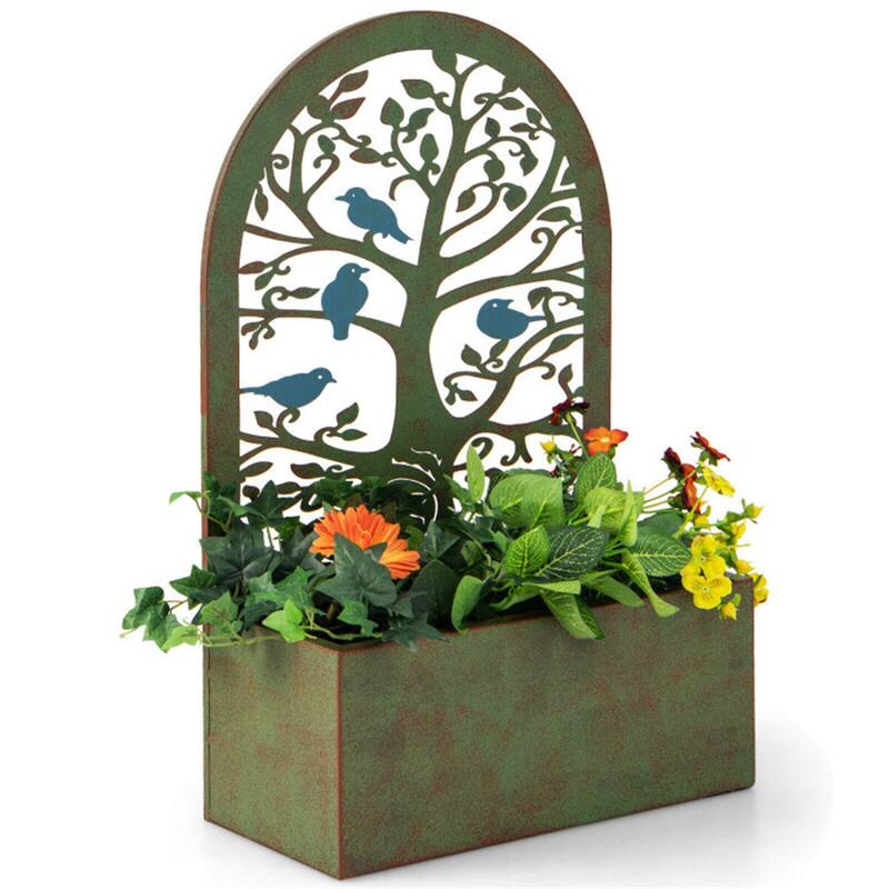 Set of 2 Decorative Raised Garden Bed