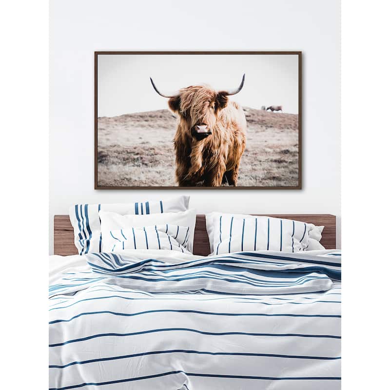 Free Roaming Floater Framed Print on Canvas