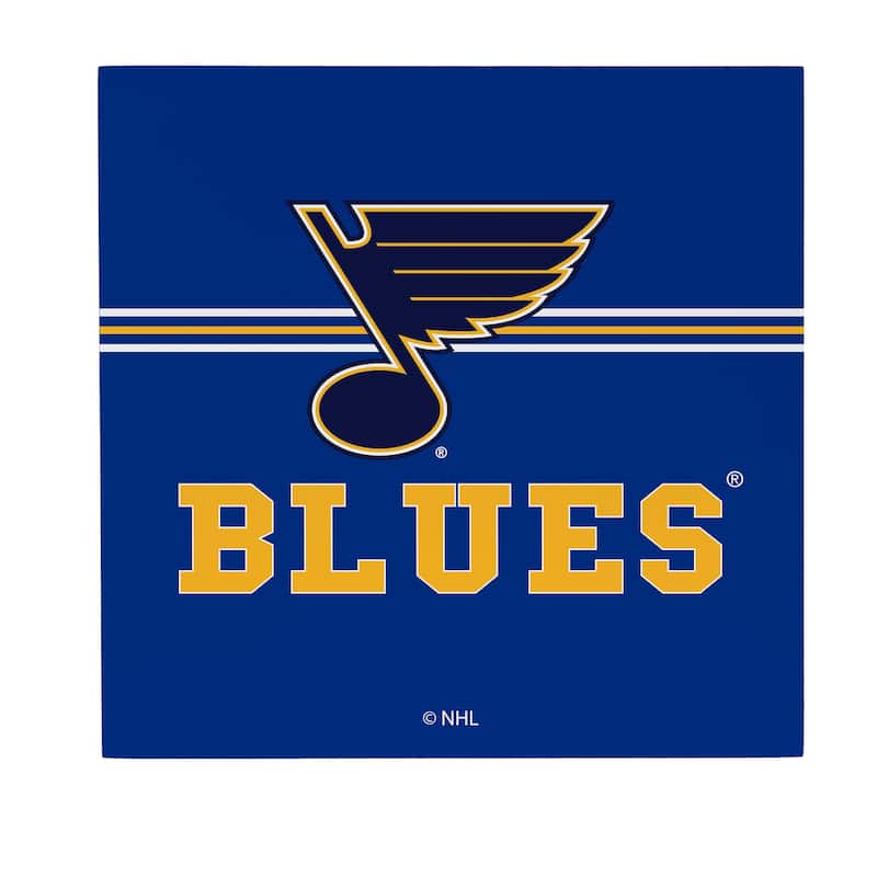 St Louis Blues Wooden Door Decor Wall Sign - Multi-Color