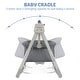 preview thumbnail 3 of 12, Electric Baby Swing crib For Infants Baby